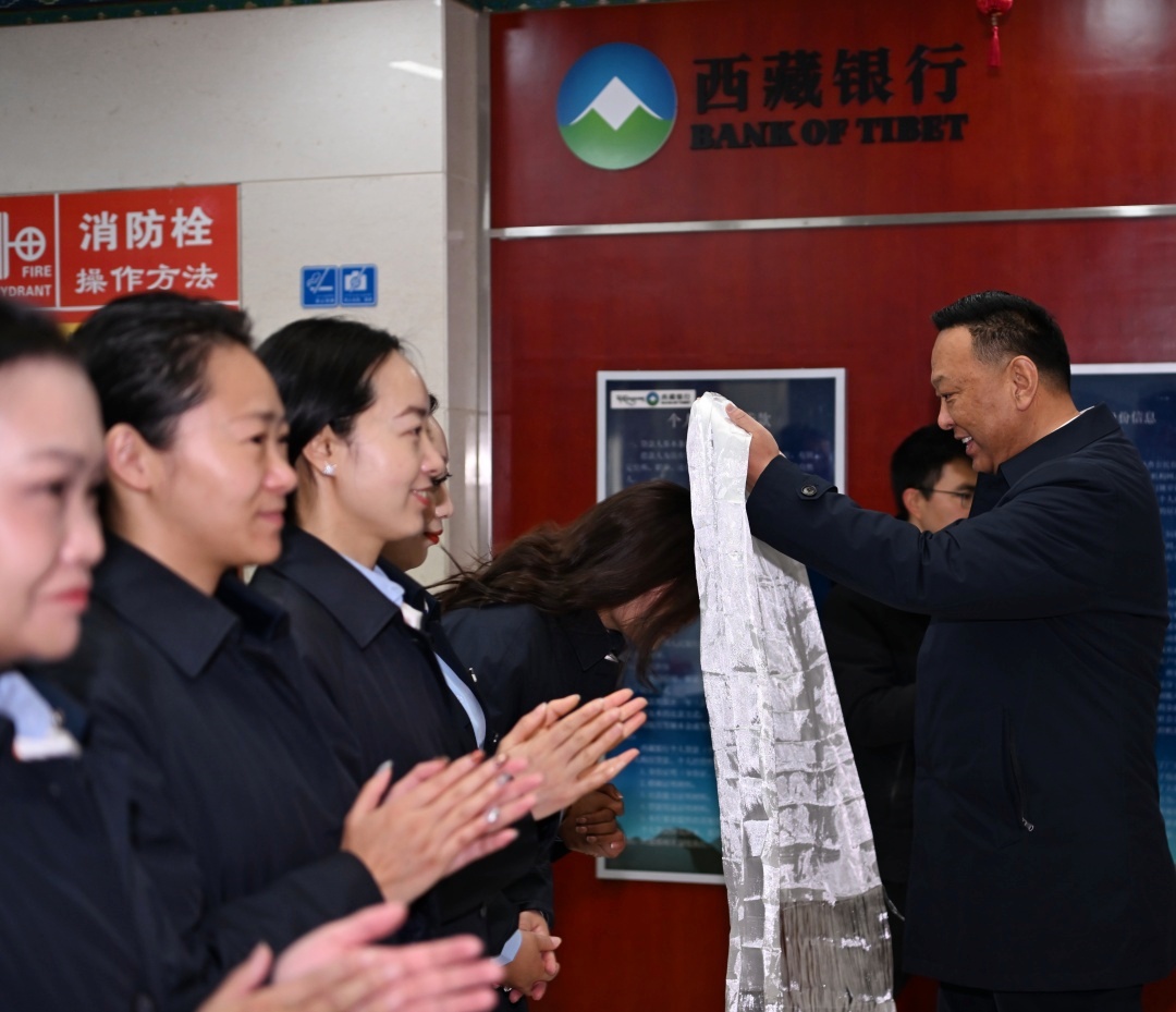 林芝市开展金融机构年终决算慰问活动