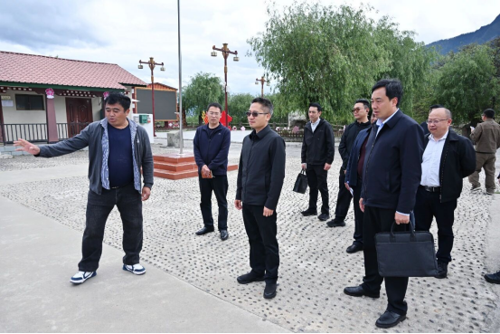 尹李峰在嘎拉村调研