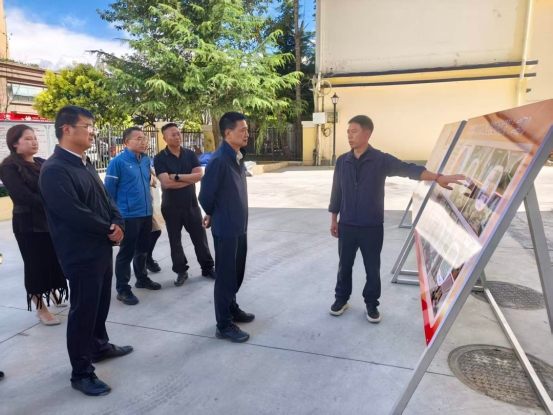 广东省援藏调研组视察林芝市两级工人文化宫建设情况